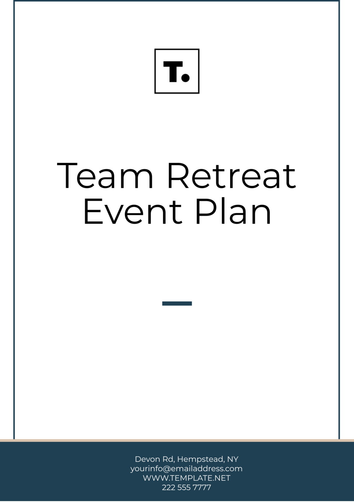 Team Retreat Event Plan Template - Edit Online & Download