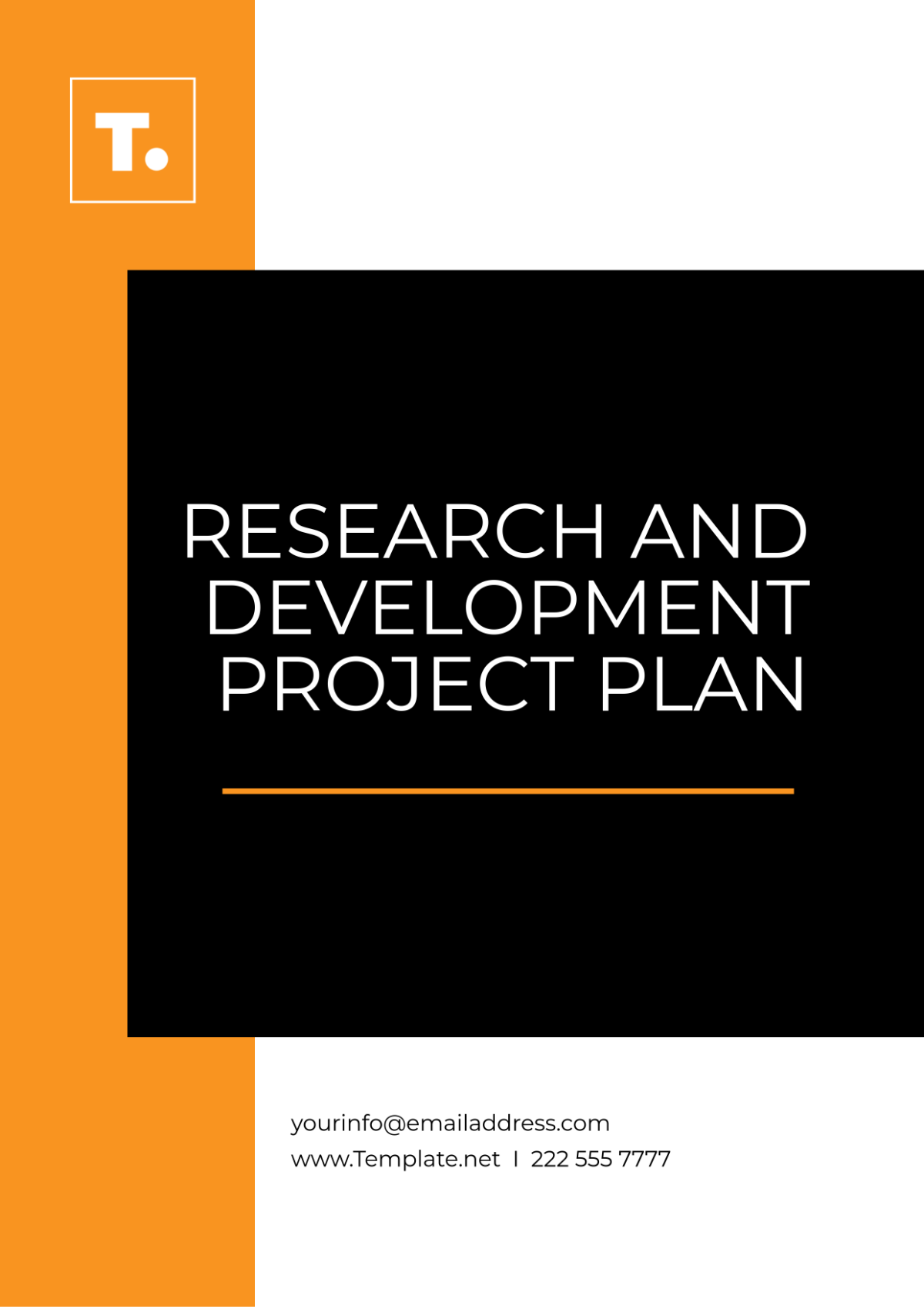 Research And Development Project Plan Template - Edit Online & Download