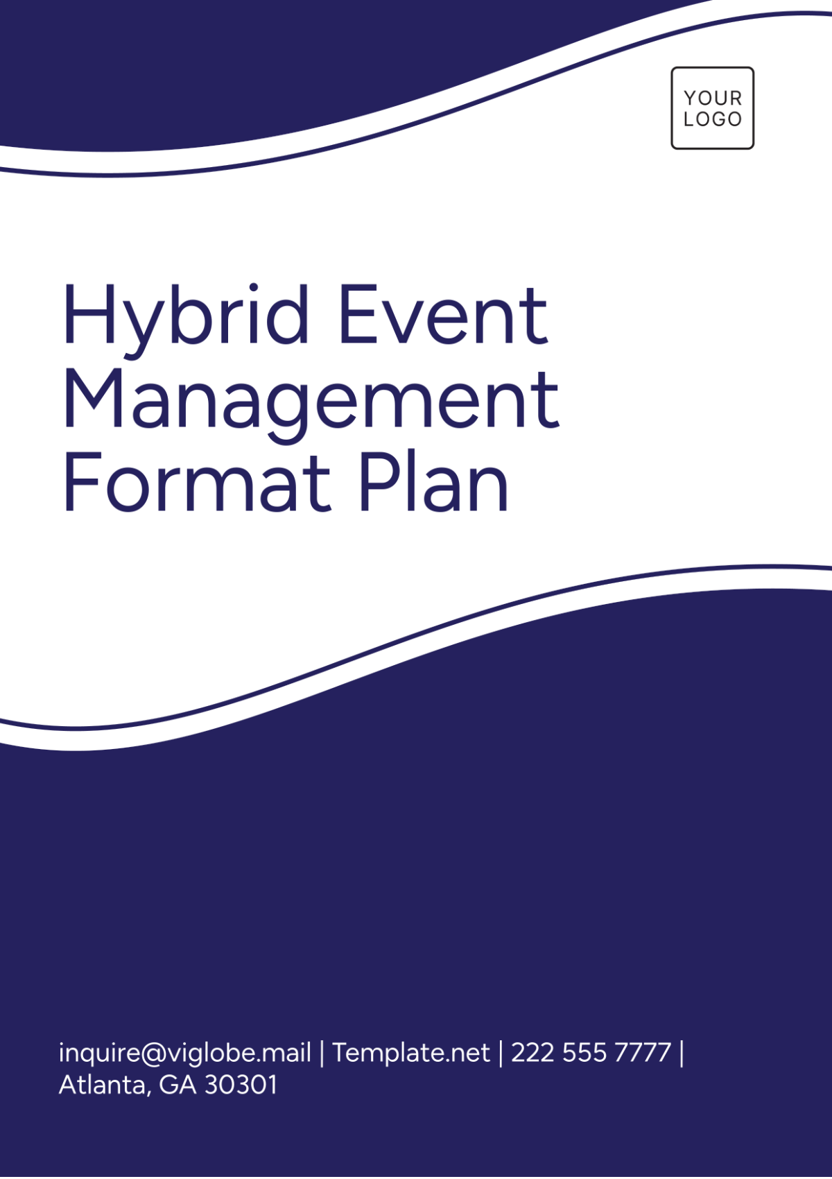 Hybrid Event Management Format Plan Template - Edit Online & Download