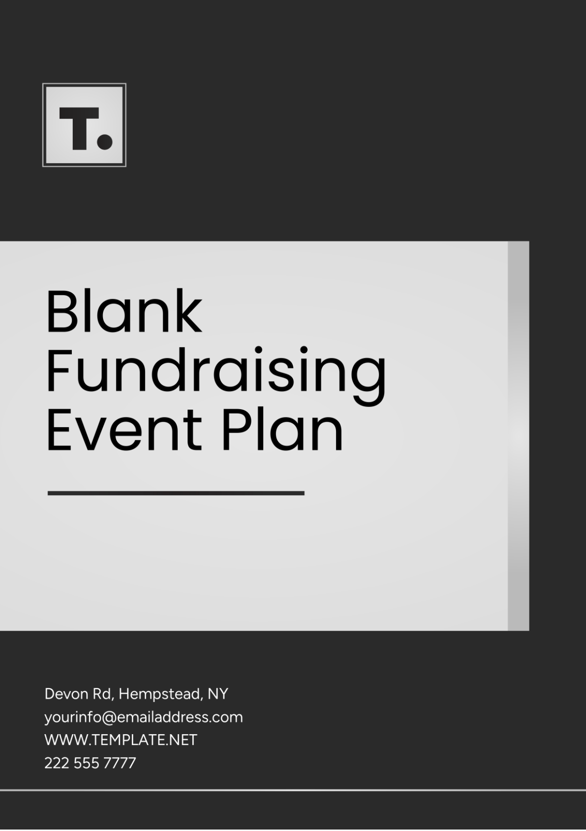 Blank Fundraising Event Plan Template - Edit Online & Download