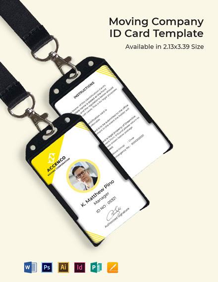 Sample IT Company ID Card Template - Download in Word, Google Docs ...