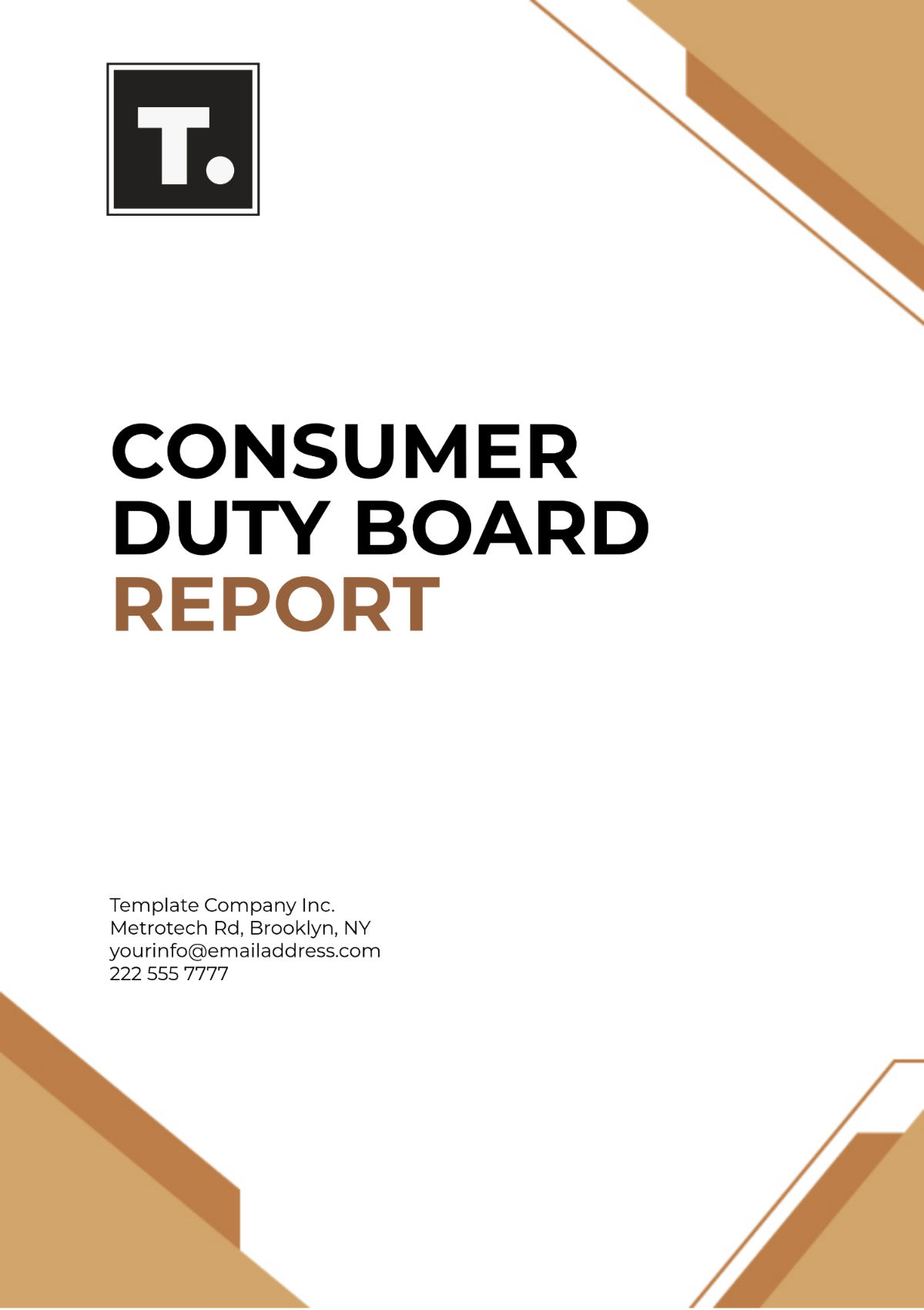 Consumer Duty Board Report Template - Edit Online & Download