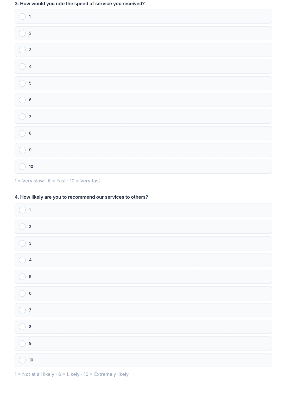 Free Customer Service Survey Template & AI Maker Free Customer Service Survey Template & AI Maker