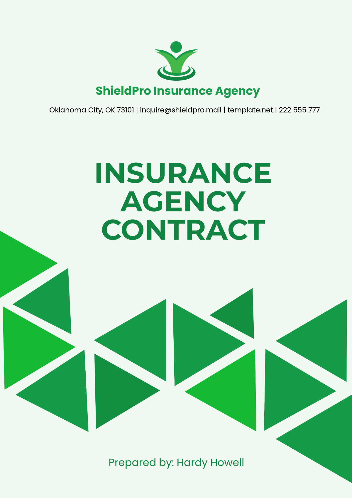 Insurance Agency Contract Template