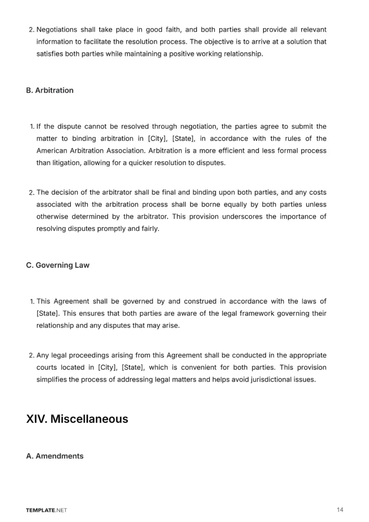 Free Bookstore Contract Template to Edit Online