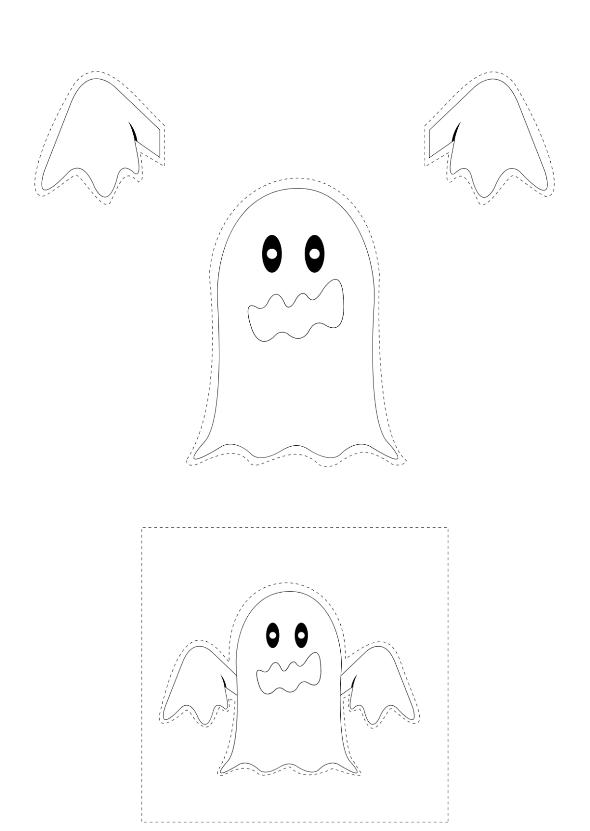 Halloween Ghost Cut Out