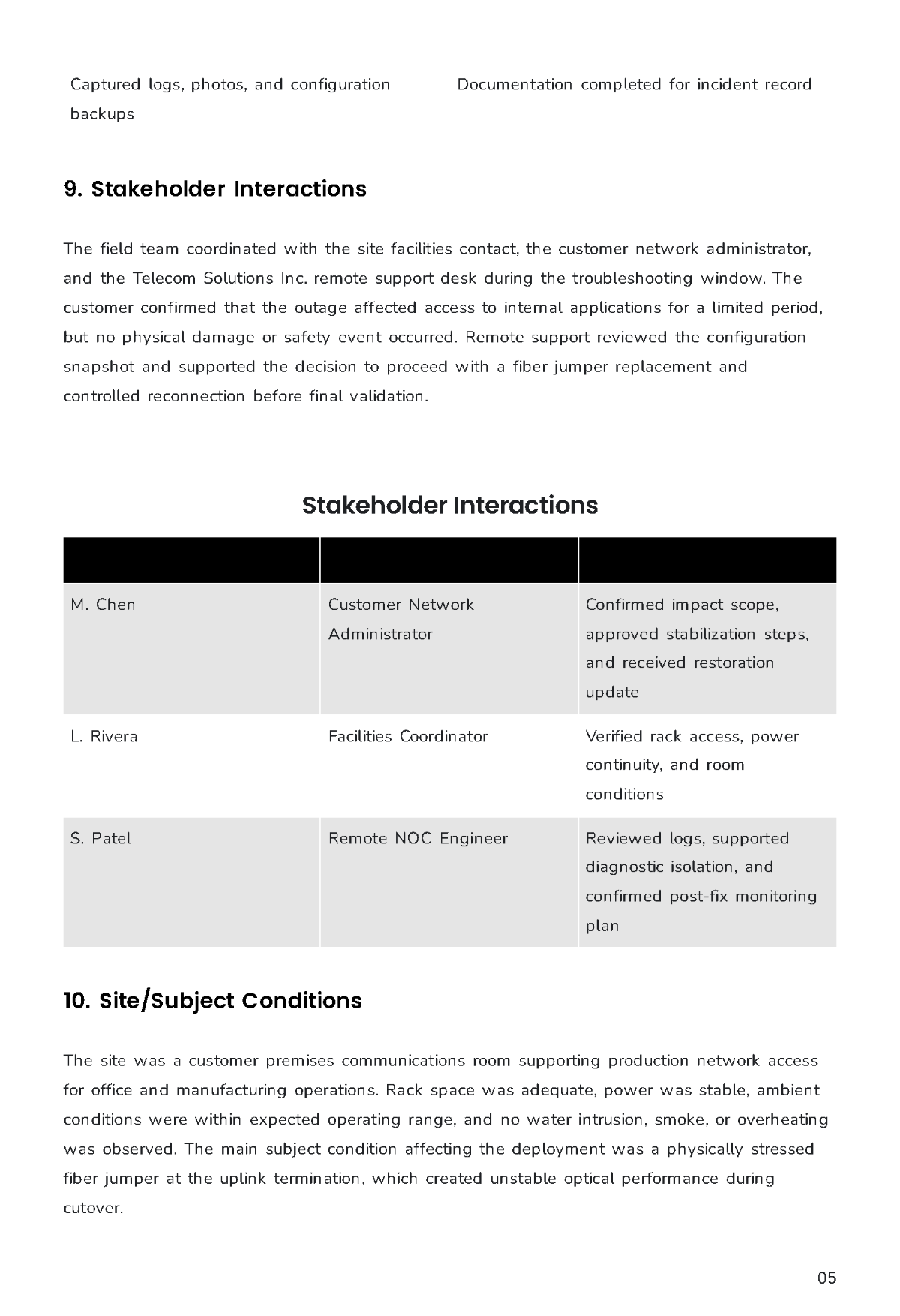 Free Field Report Template to Edit Online