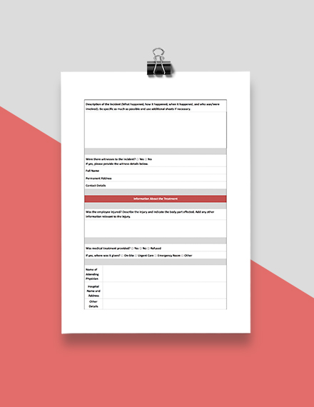 Hr Investigation Report Template