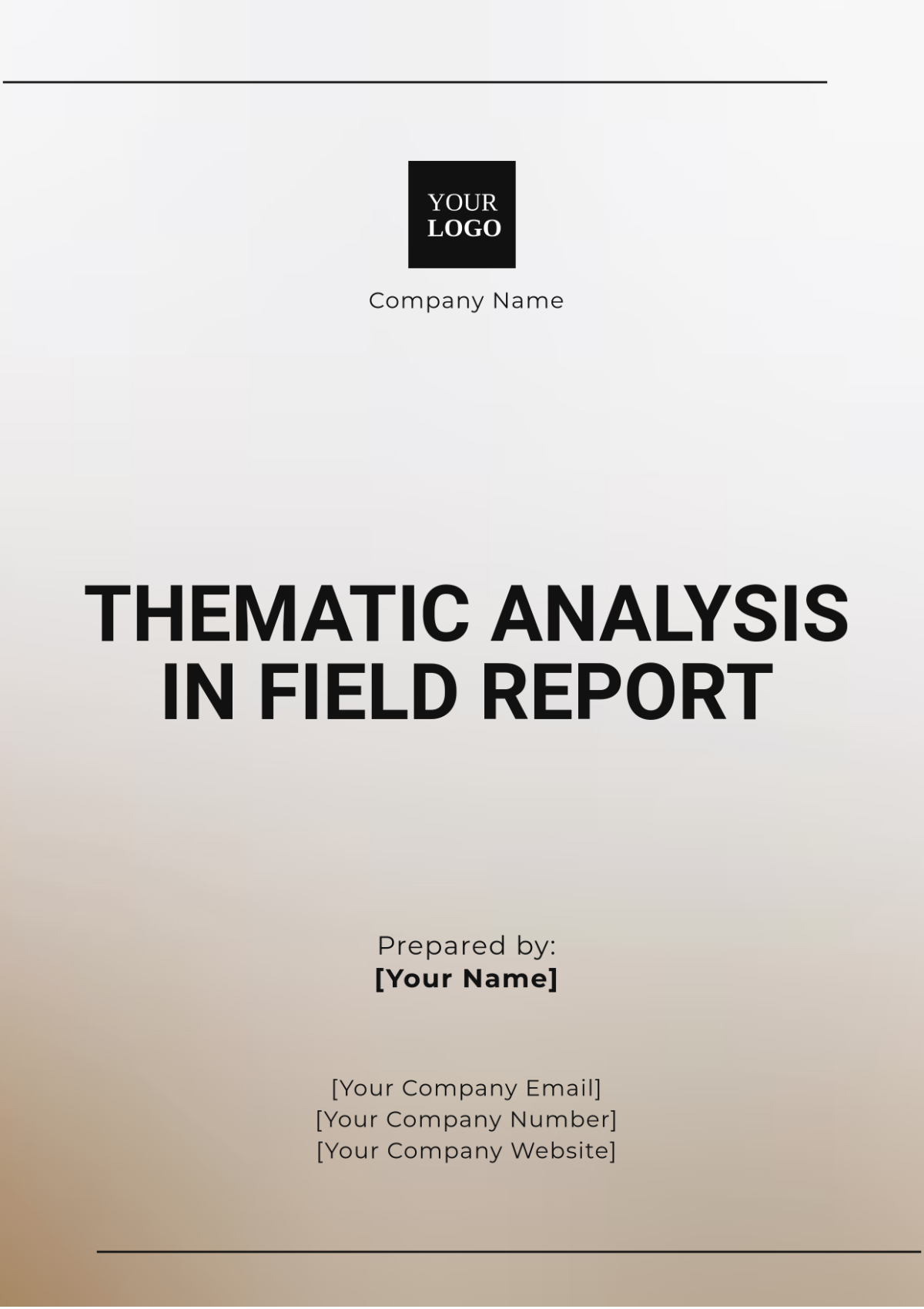 Thematic Analysis in Field Report Template - Edit Online & Download