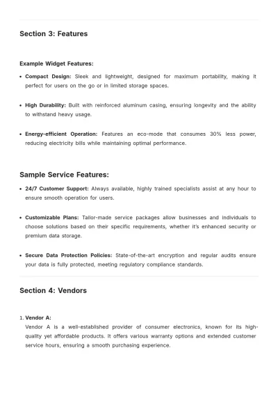 Free Printable Budget-friendly Price Comparison Template to Edit Online