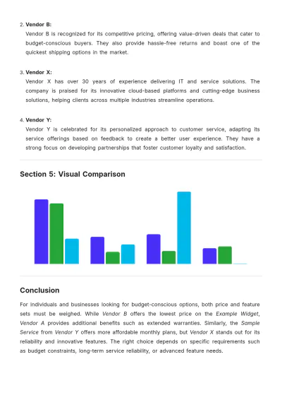 Free Printable Budget-friendly Price Comparison Template to Edit Online
