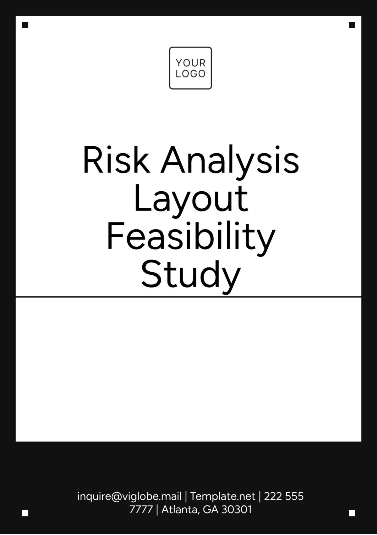 Risk Analysis Layout Feasibility Study Template - Edit Online & Download