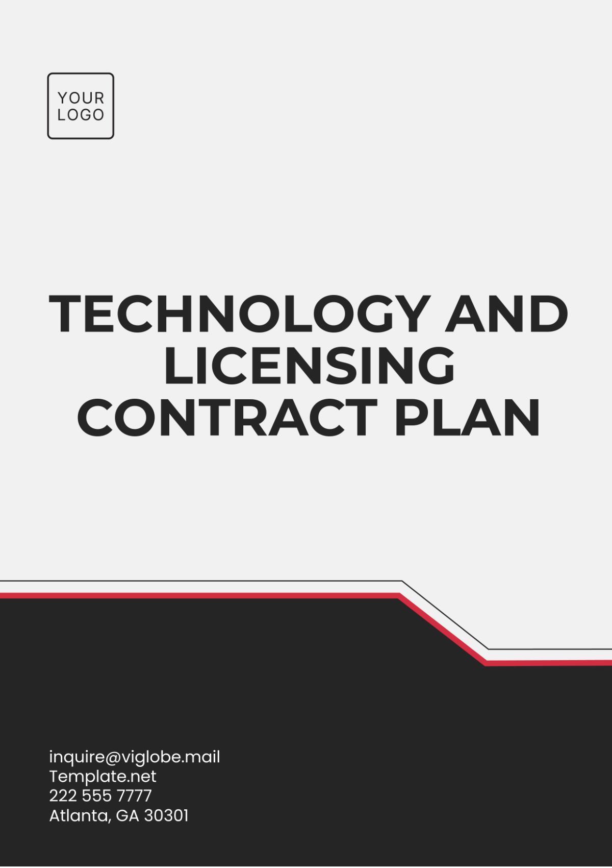 Technology and Licensing Contract Plan Template - Edit Online & Download