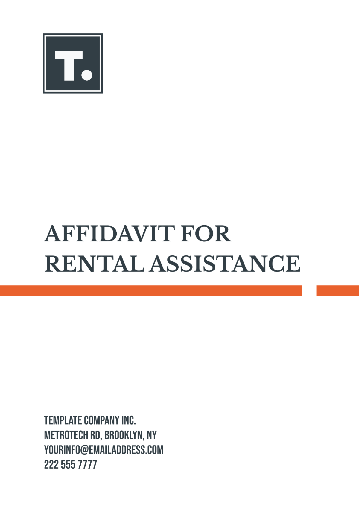 Affidavit for Rental Assistance Template - Edit Online & Download