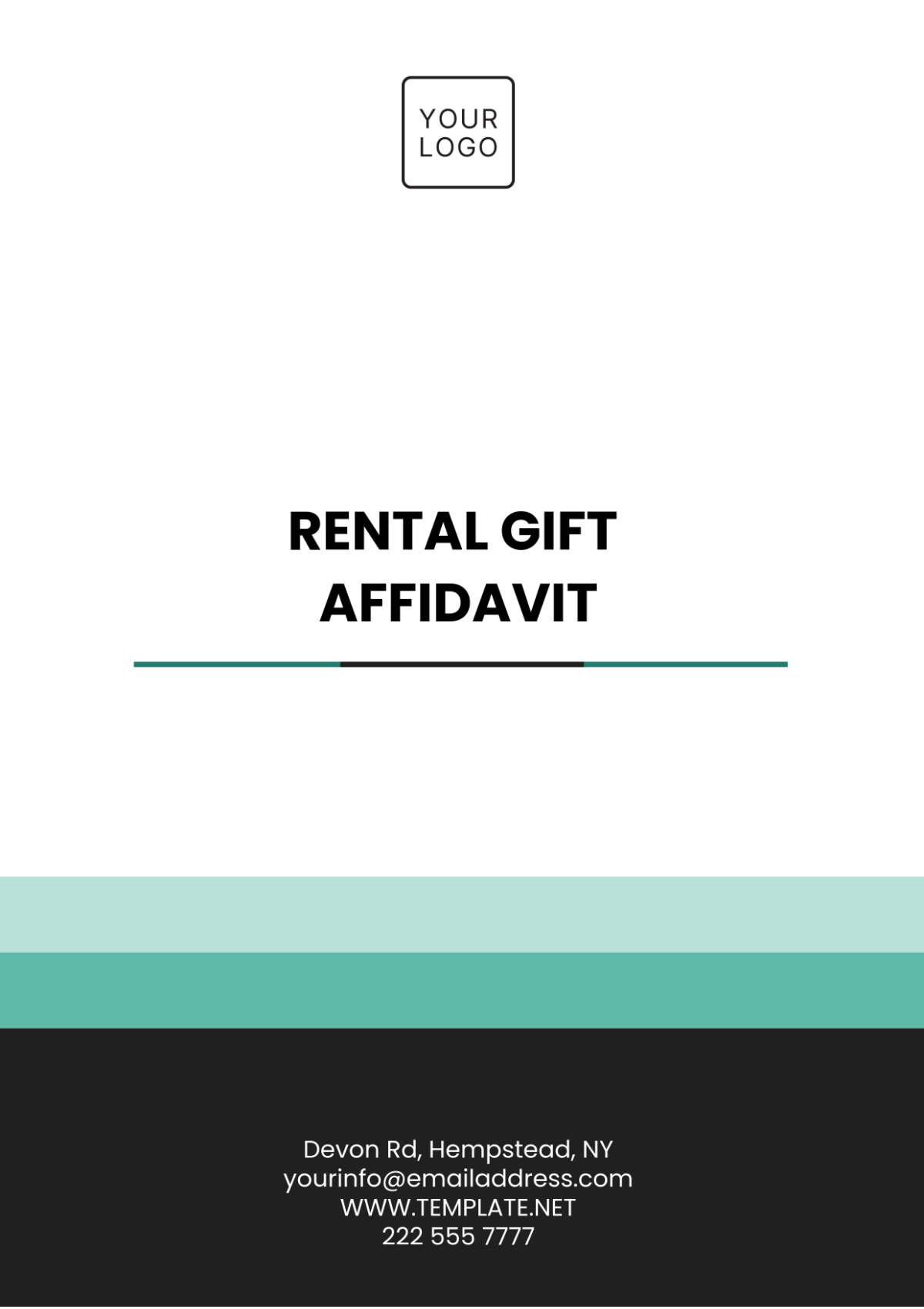 Rental Gift Affidavit Template - Edit Online & Download