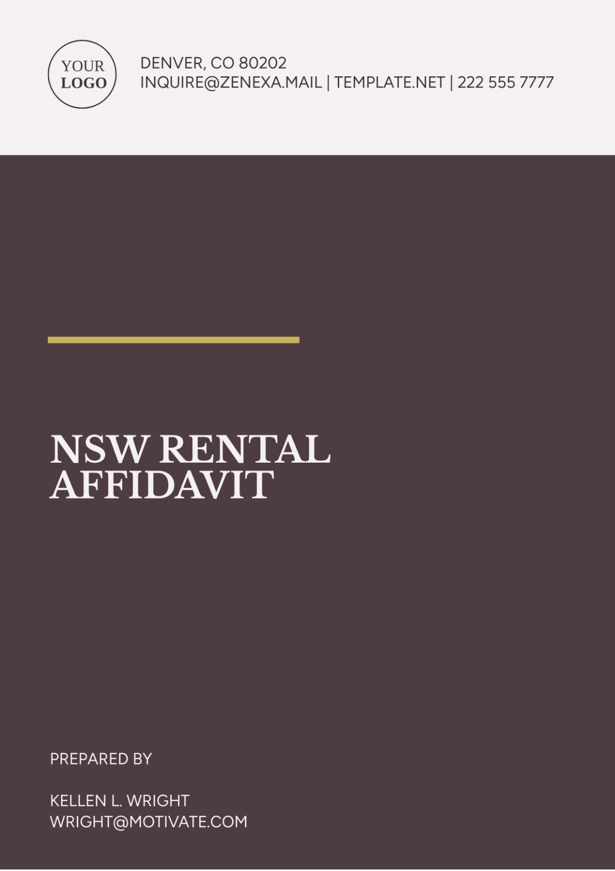 NSW Rental Affidavit Template - Edit Online & Download