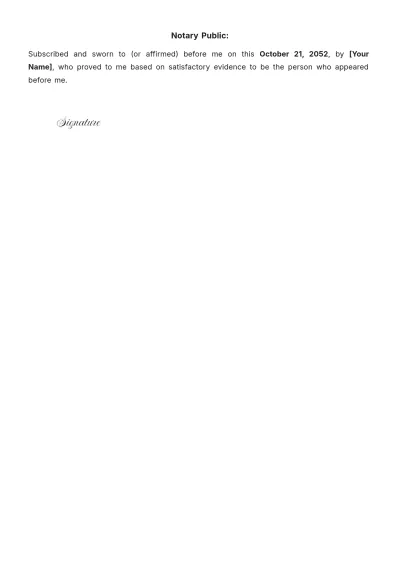 Free Alberta Rental Affidavit Template to Edit Online
