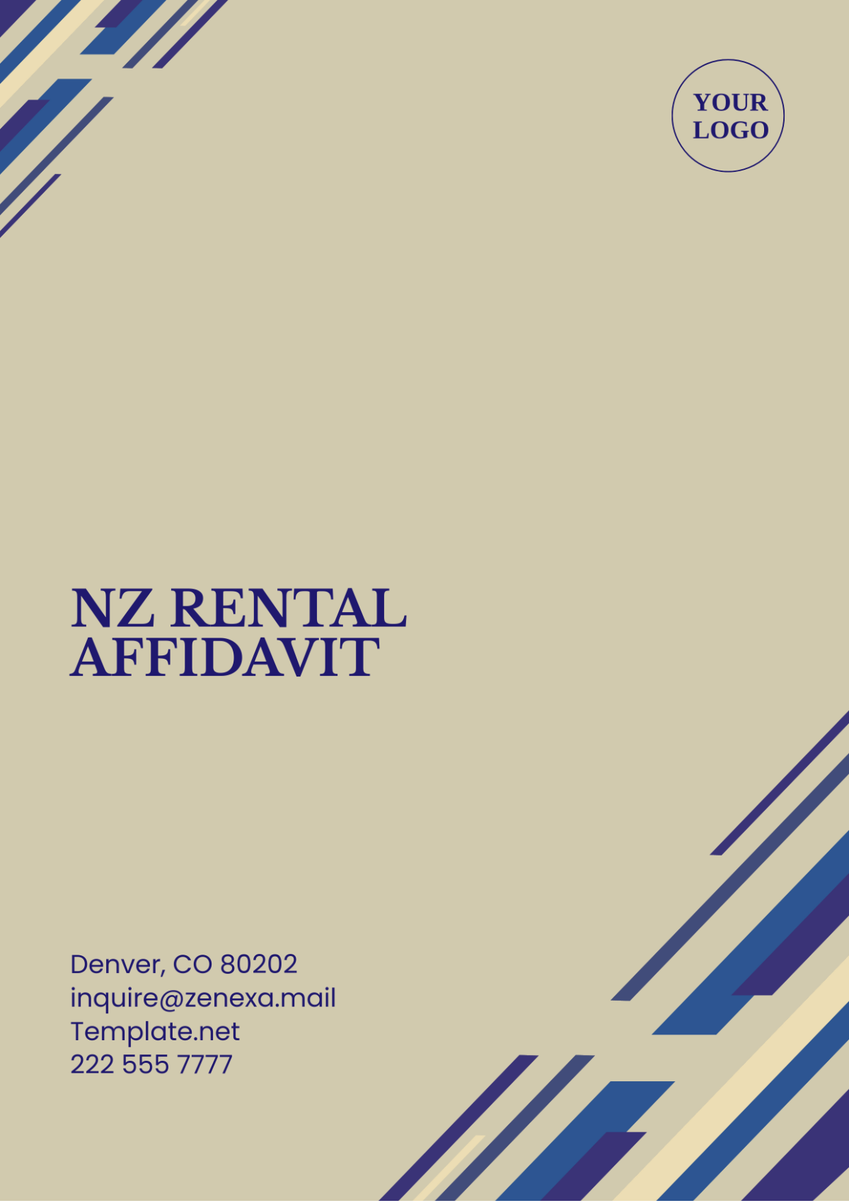 NZ Rental Affidavit Template - Edit Online & Download