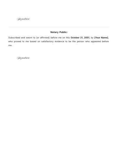 Free NZ Rental Affidavit Template to Edit Online
