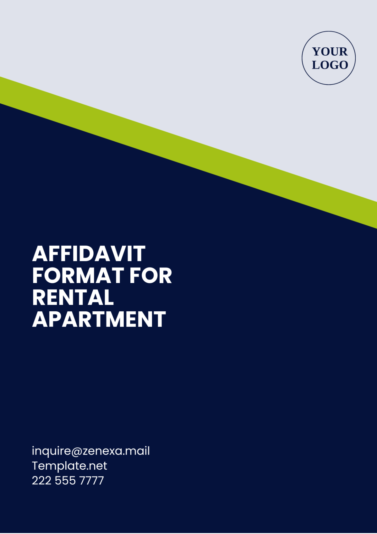 Affidavit Format for Rental Apartment Template - Edit Online & Download