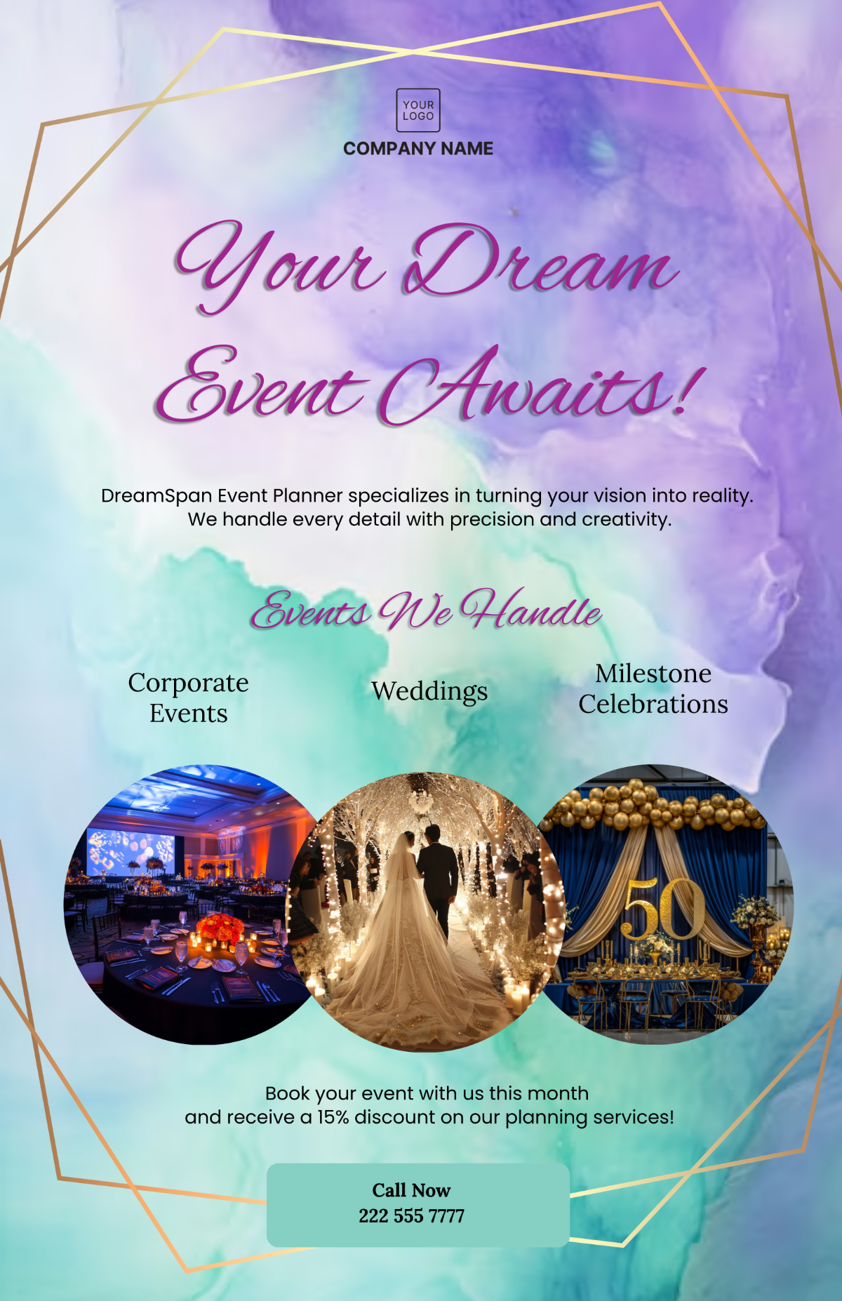 Event Planner Poster Template - Edit Online & Download