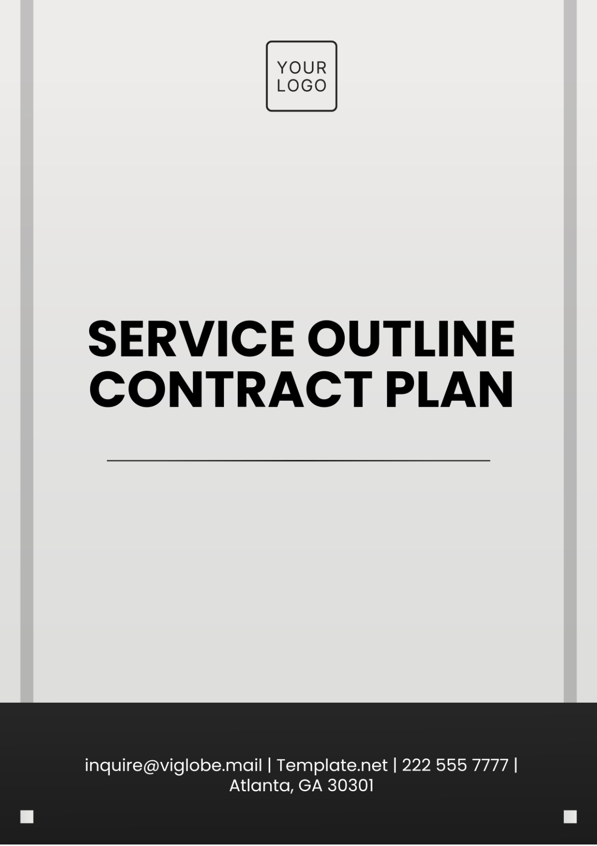 Service Outline Contract Plan Template - Edit Online & Download