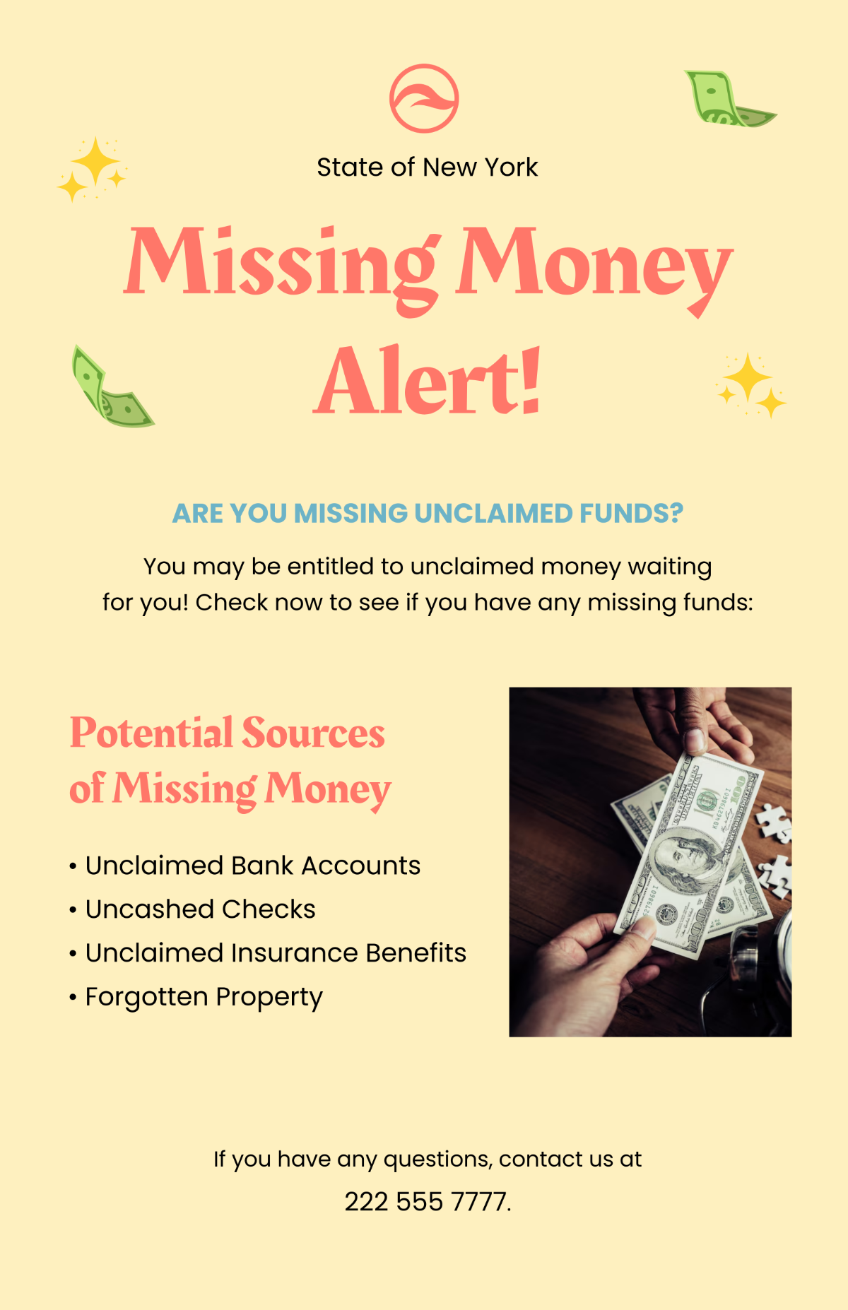 Missing Money Poster