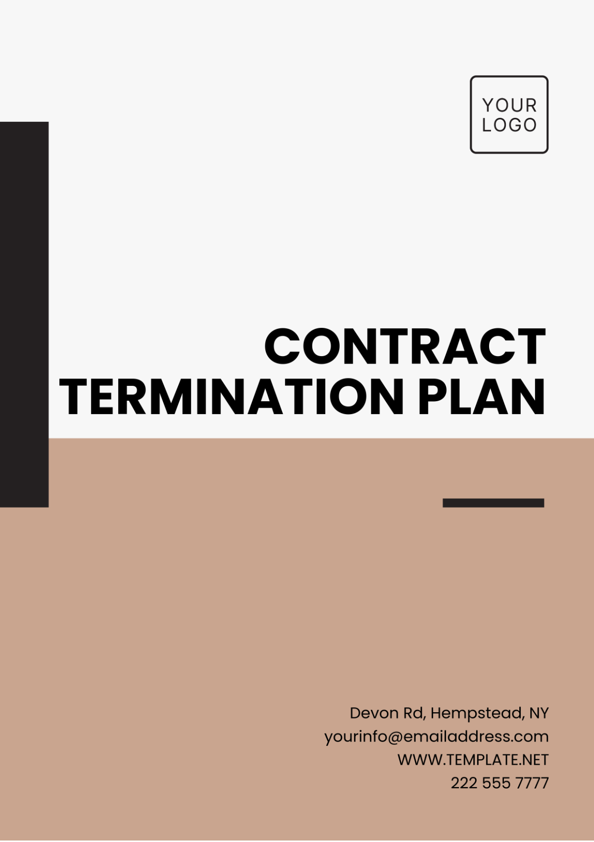 Contract Termination Plan Template - Edit Online & Download