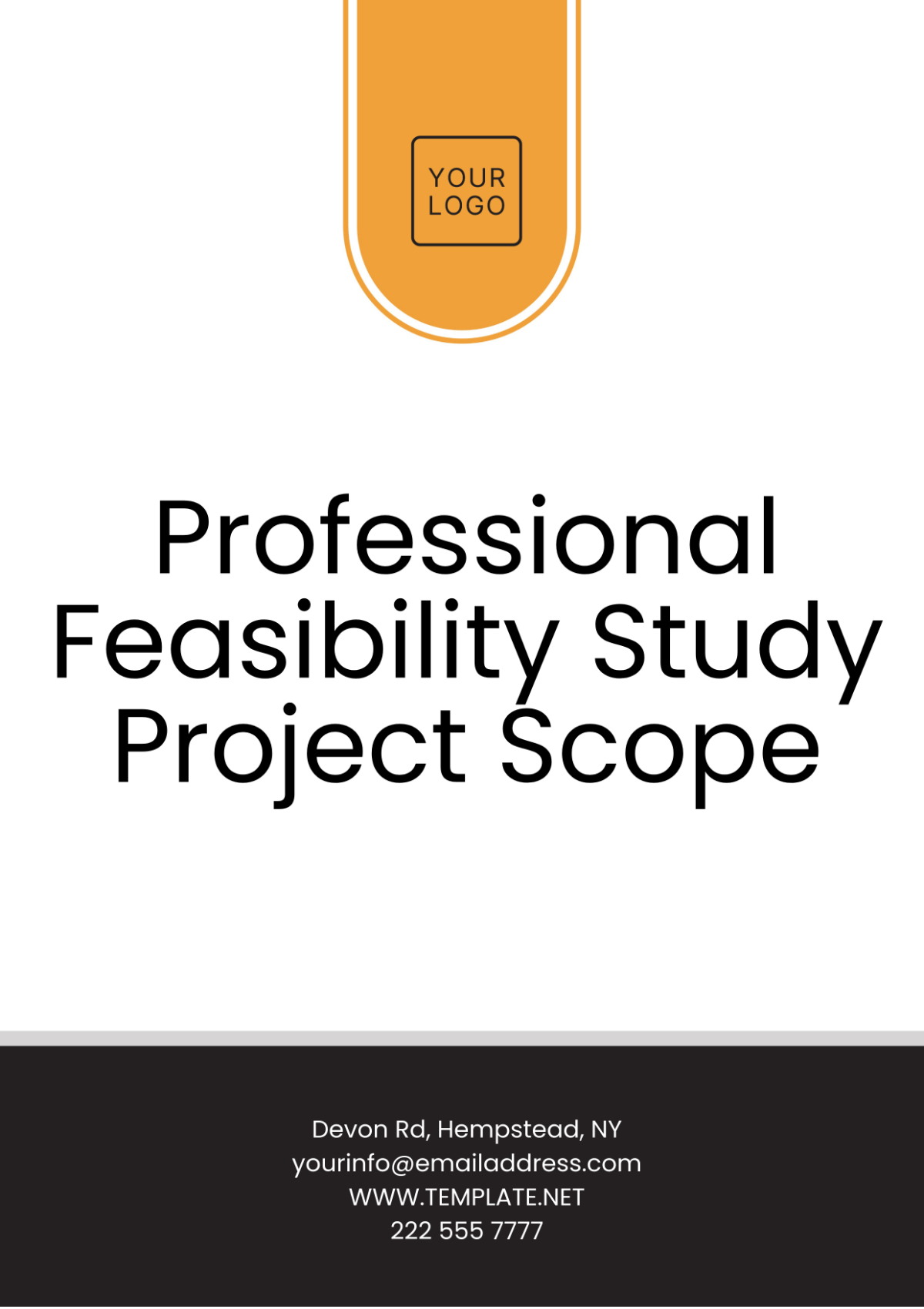 Professional Feasibility Study Project Scope Template - Edit Online & Download