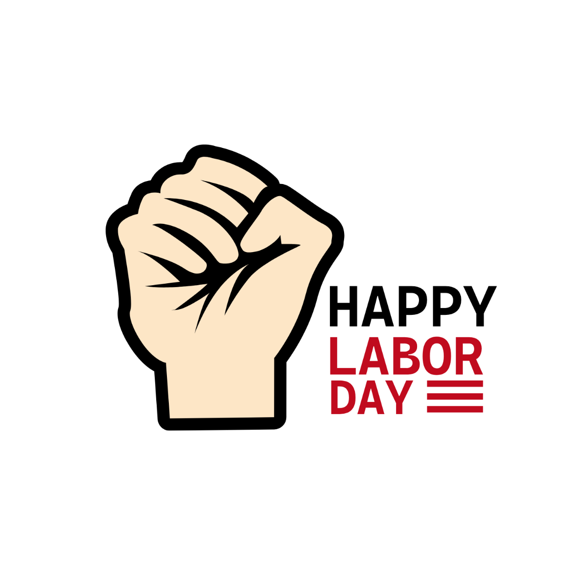 Simple Labor Day Clipart  - Edit Online | Template.net