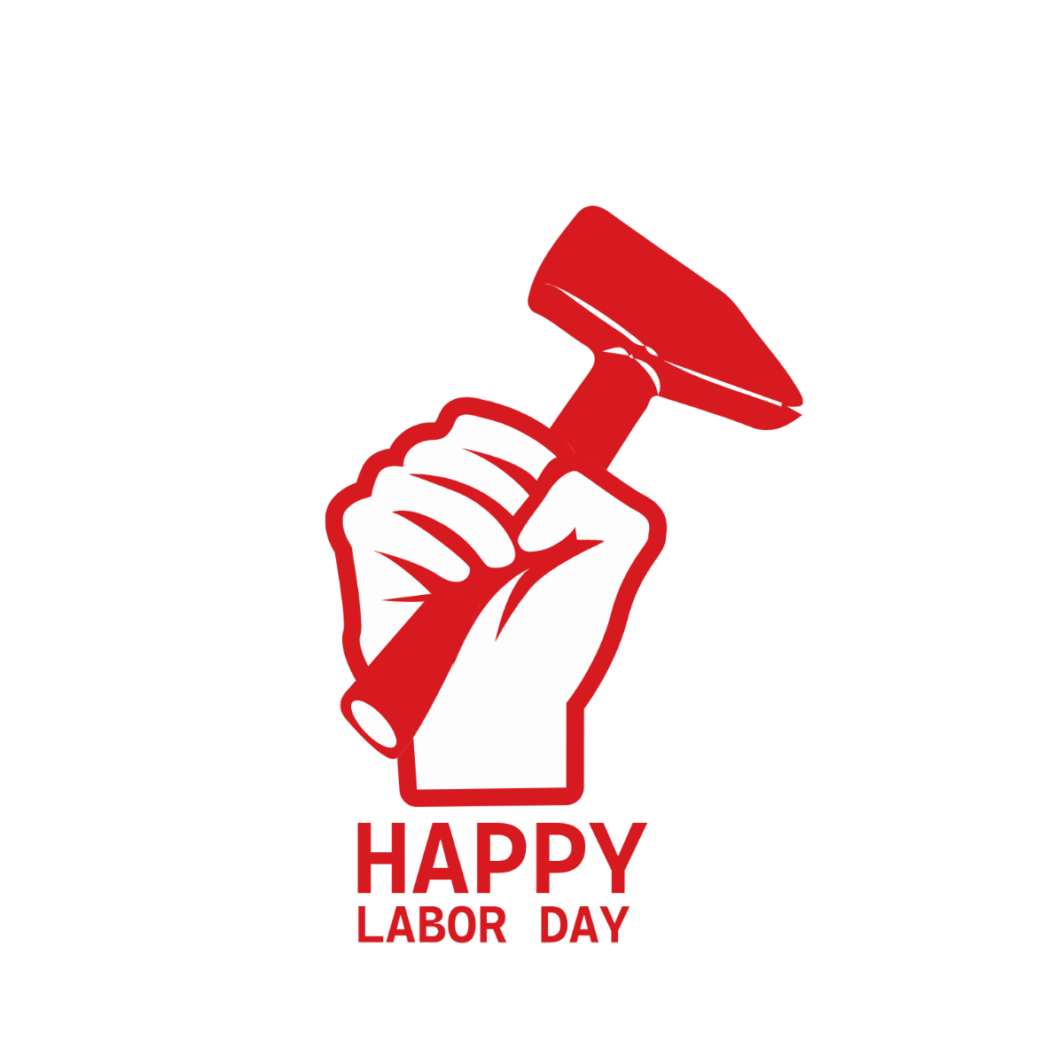 Colorful Labor Day Clipart - Edit Online | Template.net