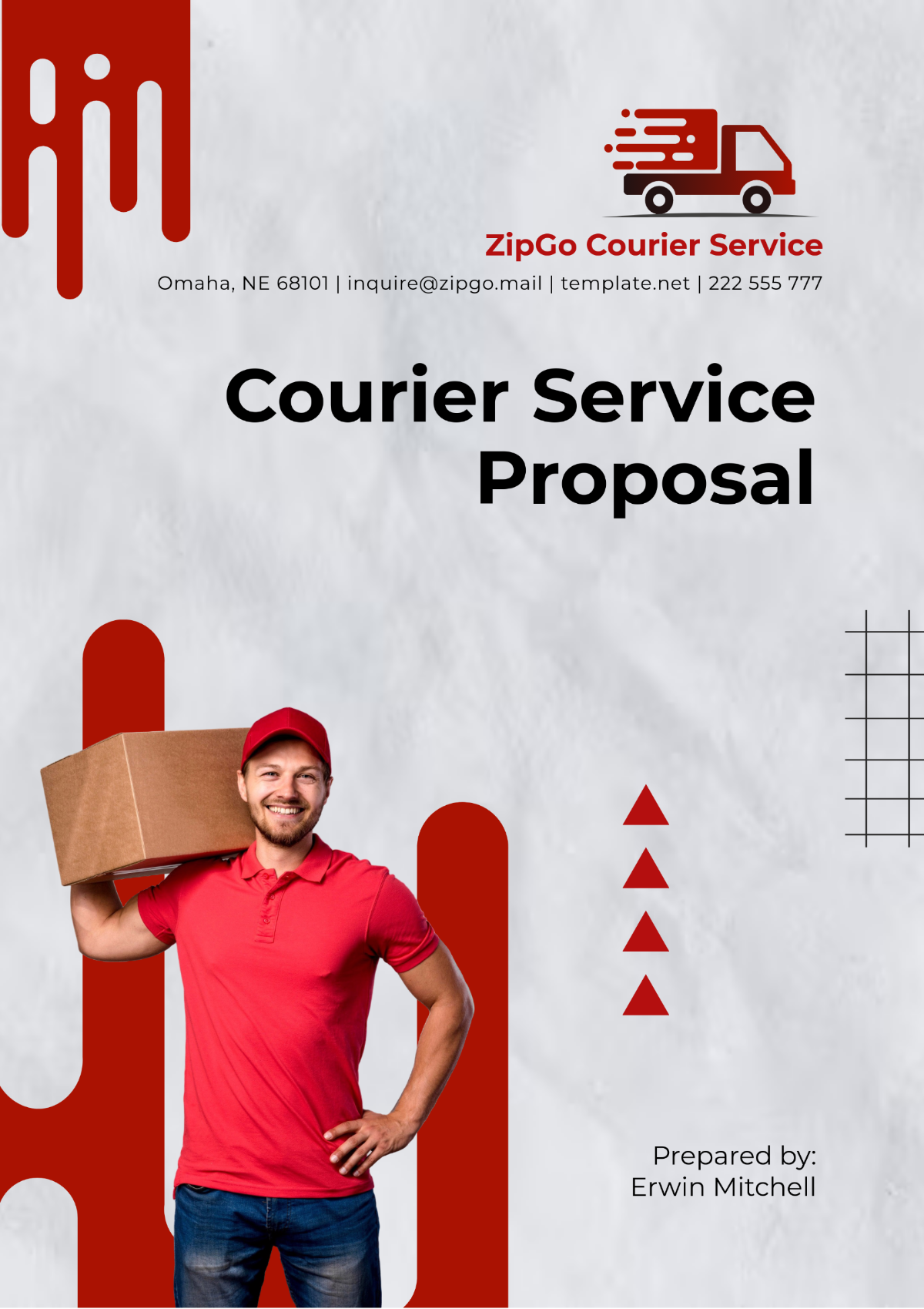 Courier Service Proposal Template - Edit Online & Download