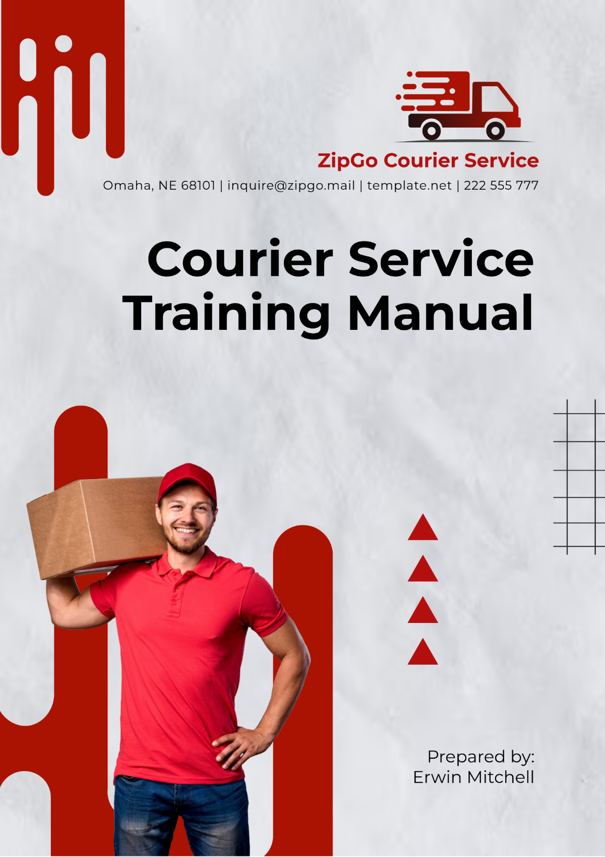 Courier Service Training Manual Template - Edit Online & Download