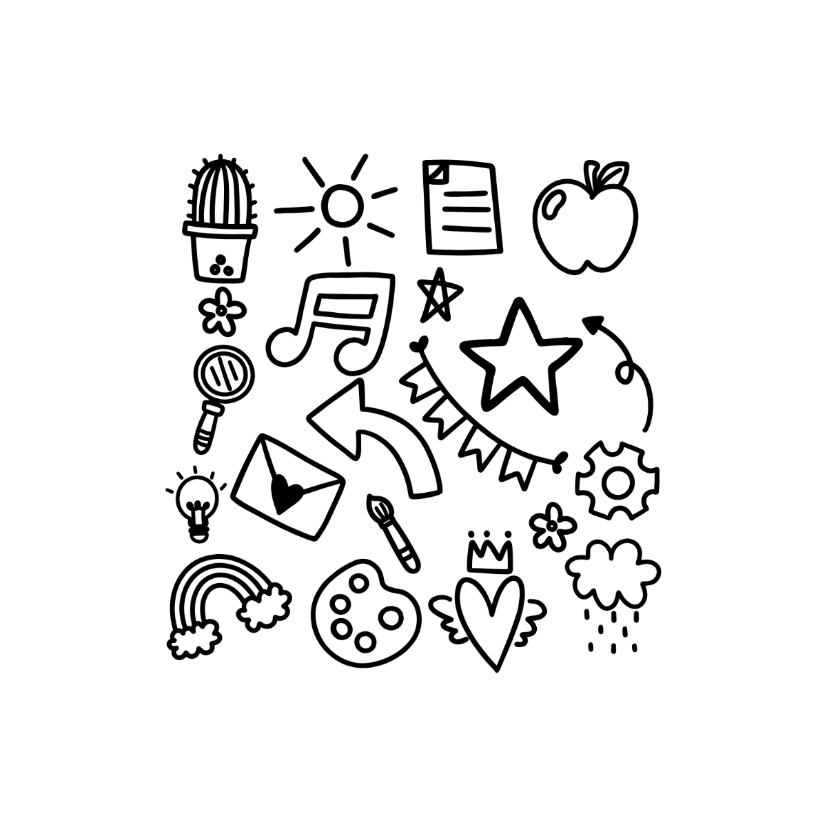 Doodle Clipart - Edit Online | Template.net