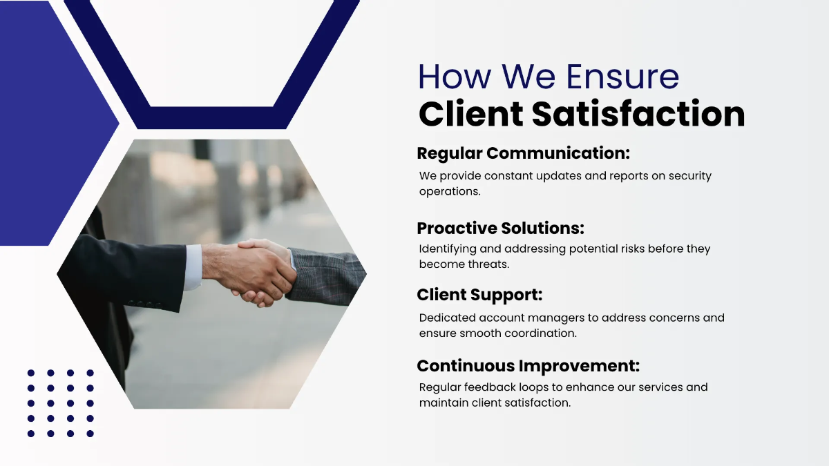 Free Security Service Presentation Template to Edit Online