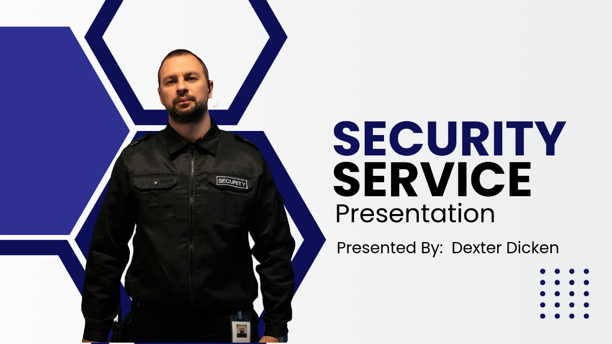 Security Service Presentation Template - Edit Online & Download