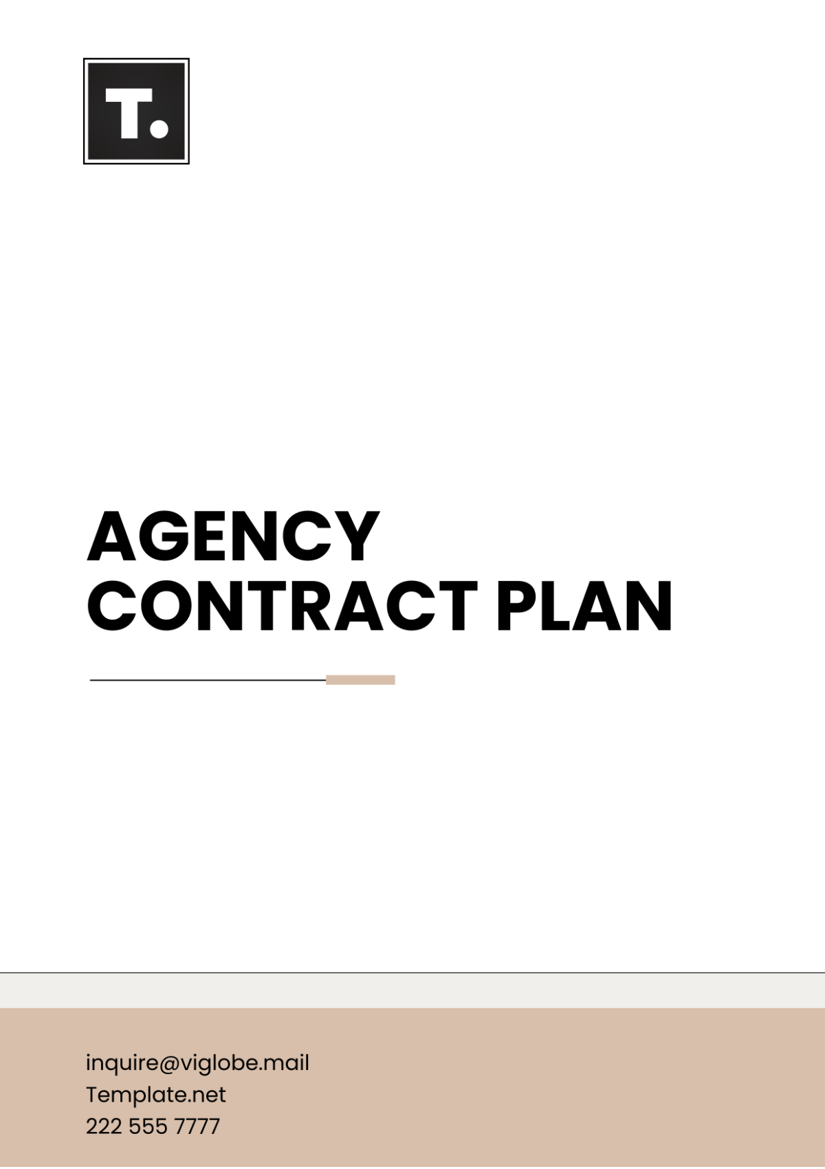 Agency Contract Plan Template - Edit Online & Download