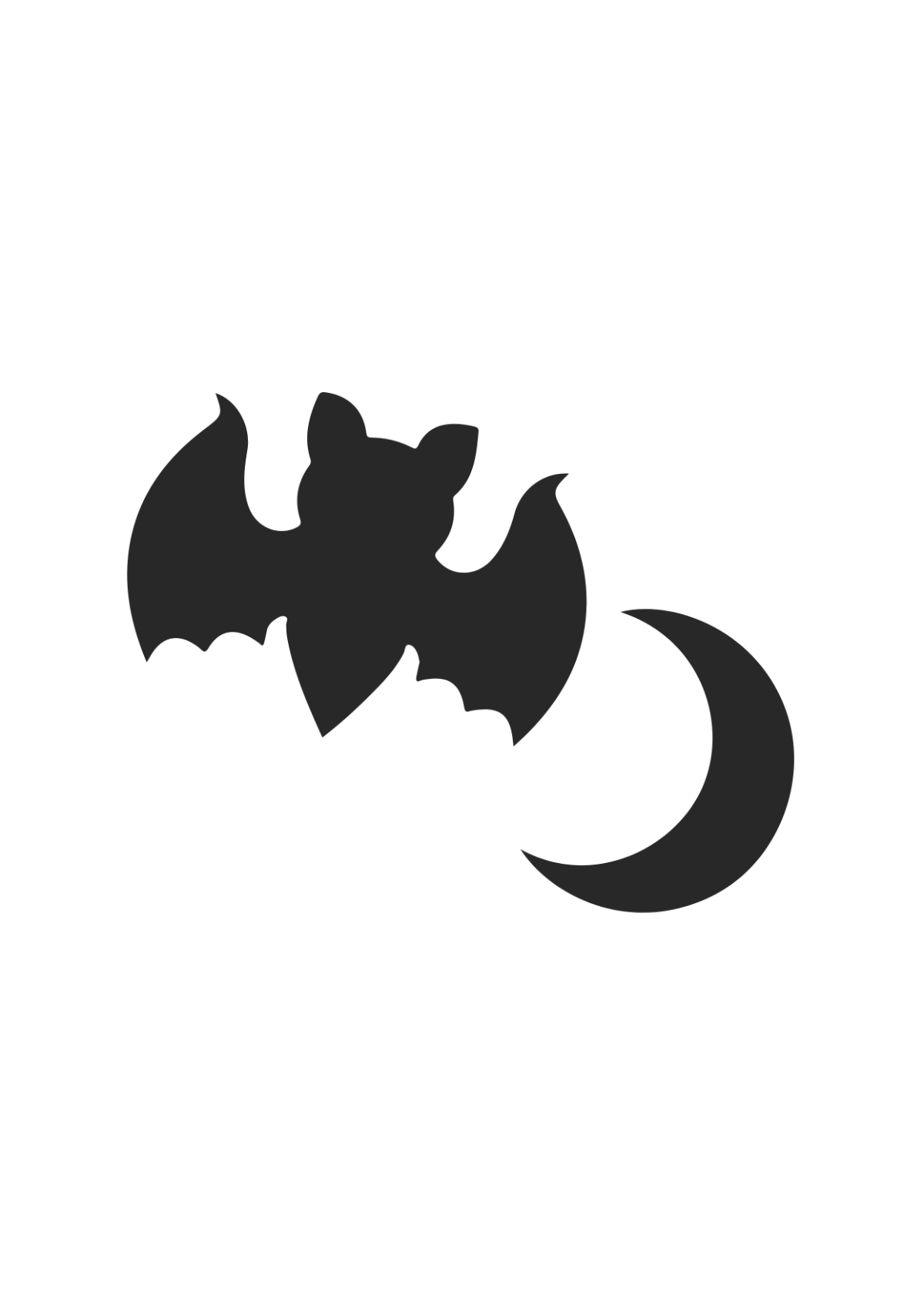 Halloween Bat Stencil Template - Edit Online & Download