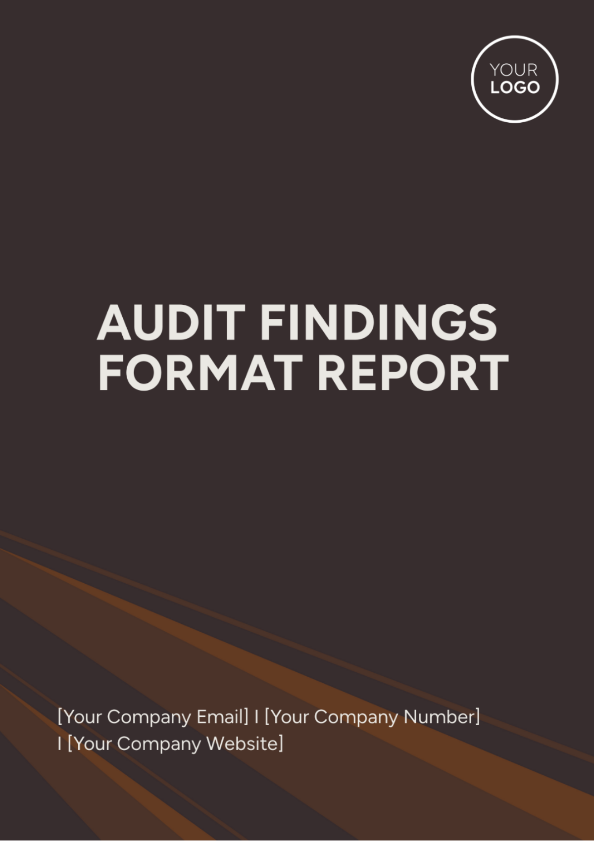 Audit Findings Format Report Template