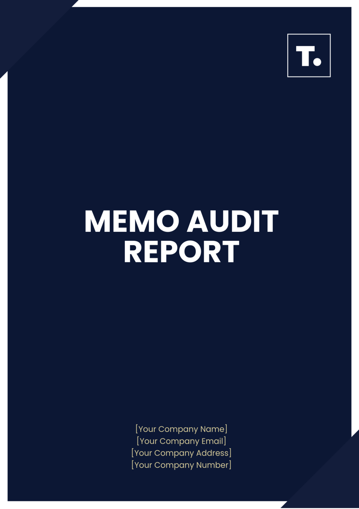 Memo Audit Report Template