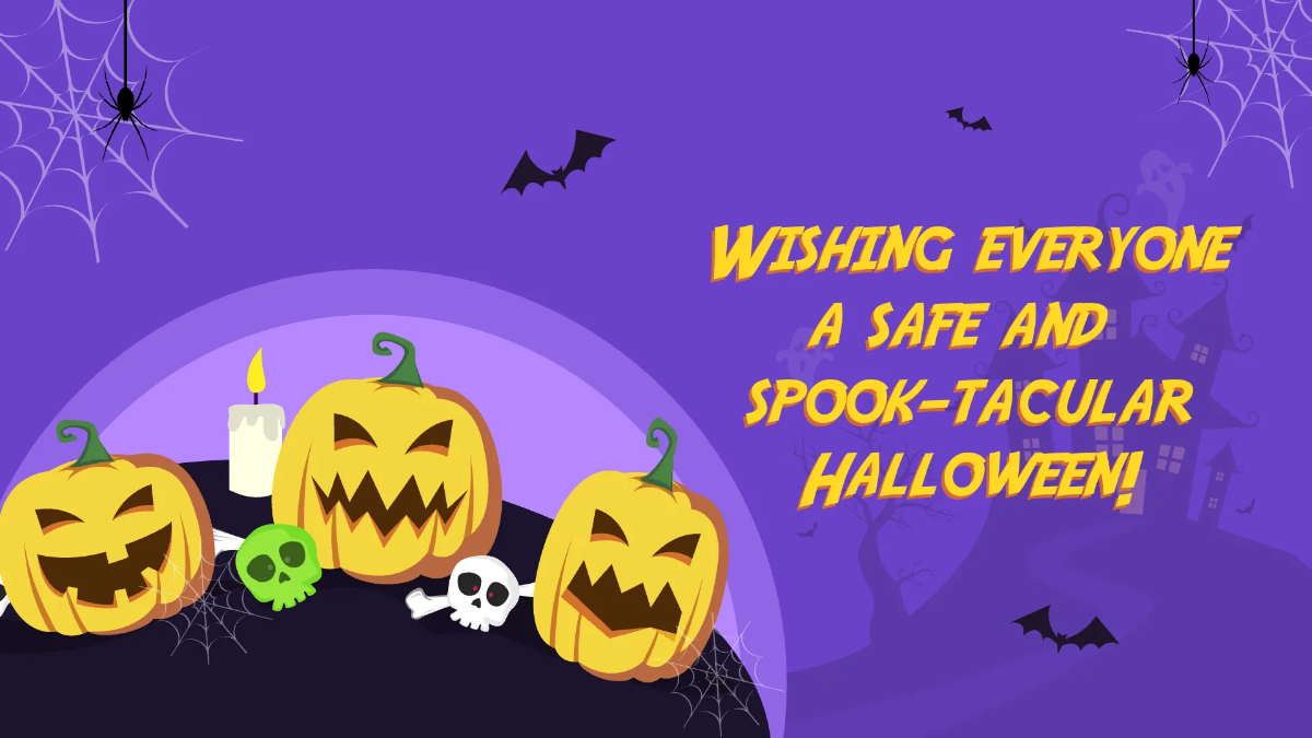 Free Halloween Presentation Template to Edit Online