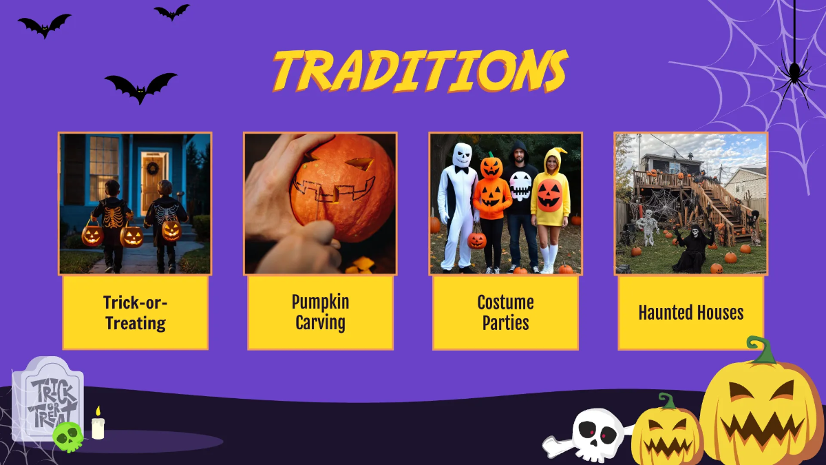 Free Halloween Presentation Template to Edit Online