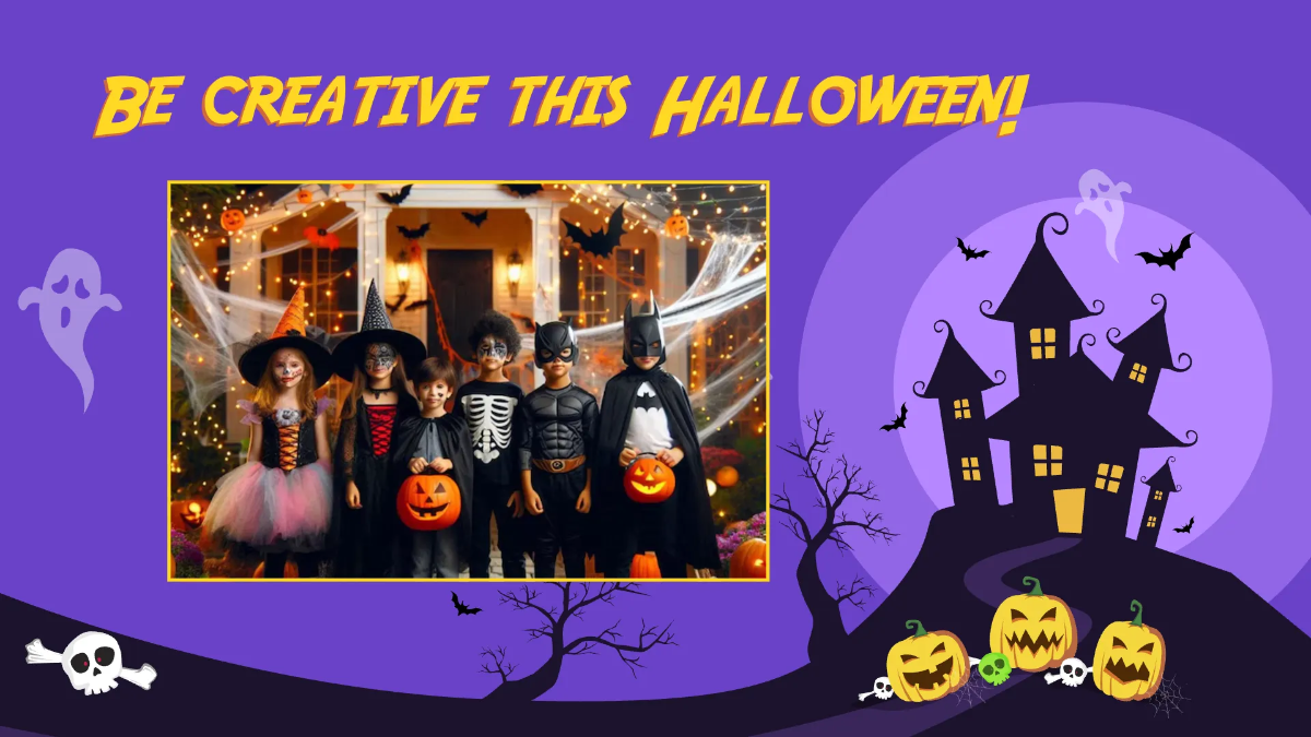 Free Halloween Presentation Template to Edit Online