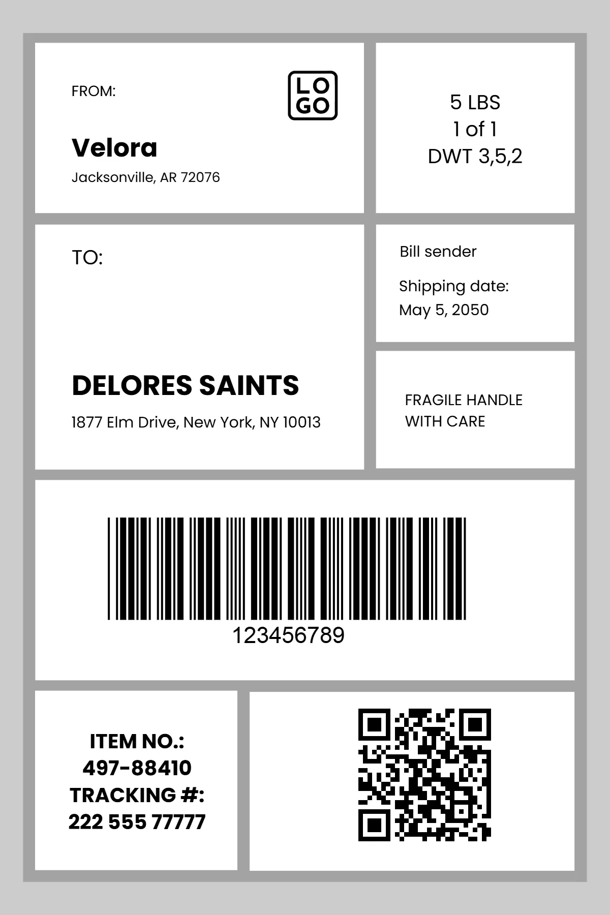 Free AI Shipping Label Generator AI Shipping Label Maker No Signup 