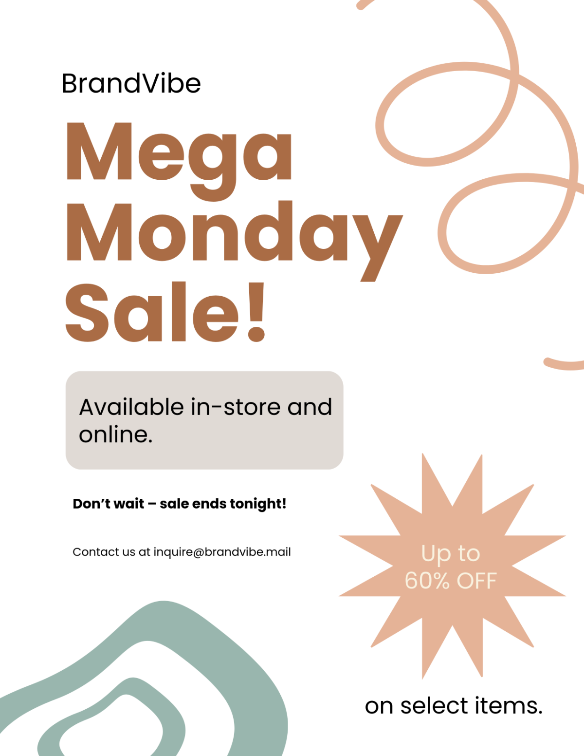 Monday Sales Flyer Template