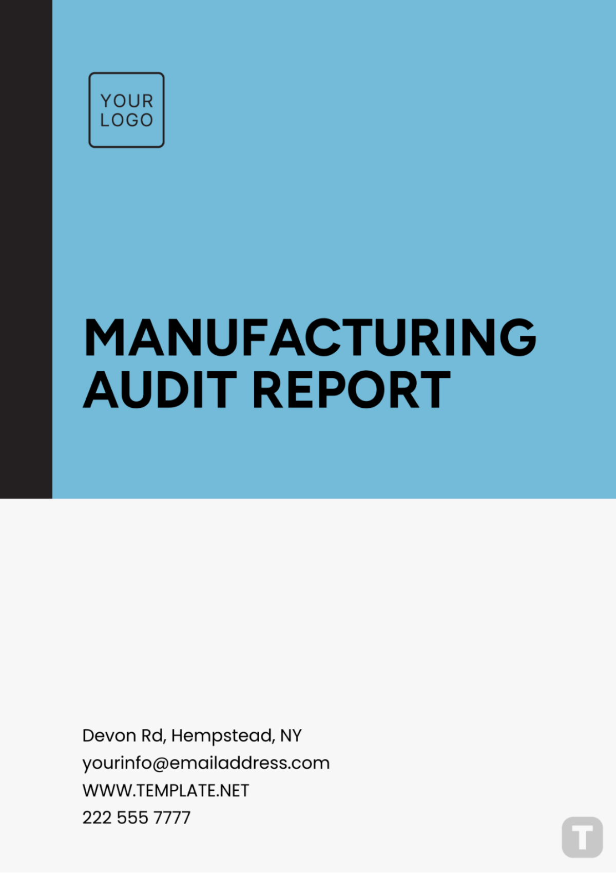 Manufacturing Audit Report Template - Edit Online & Download