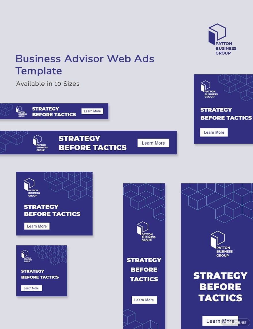 Business Advisor Web Ads Template