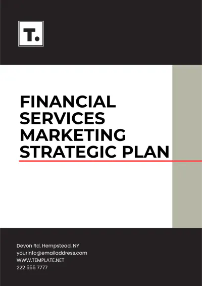 Free Financial Services Marketing Strategic Plan Template to Edit Online
