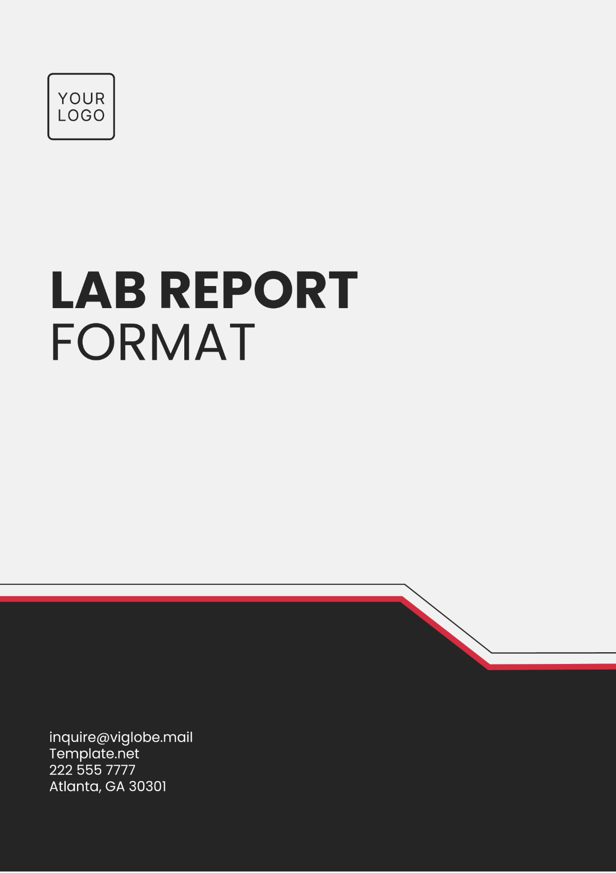 Free Lab Report Format Template to Edit Online