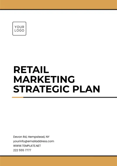 Free Retail Marketing Strategic Plan Template to Edit Online